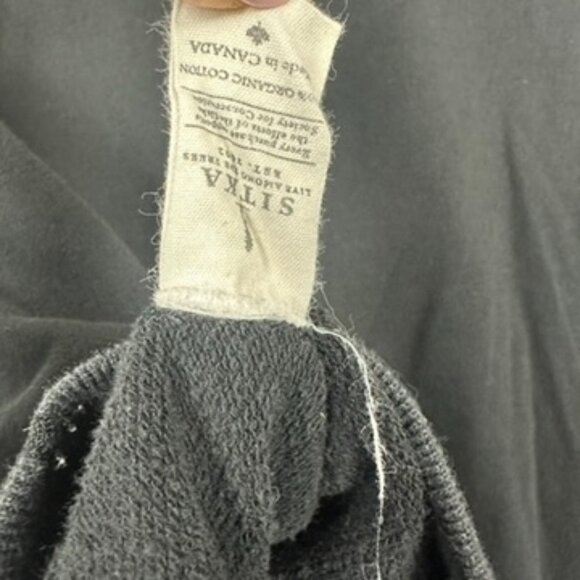 SITKA Black Crew Neck Sweatshirt Large - Picture 5 of 5